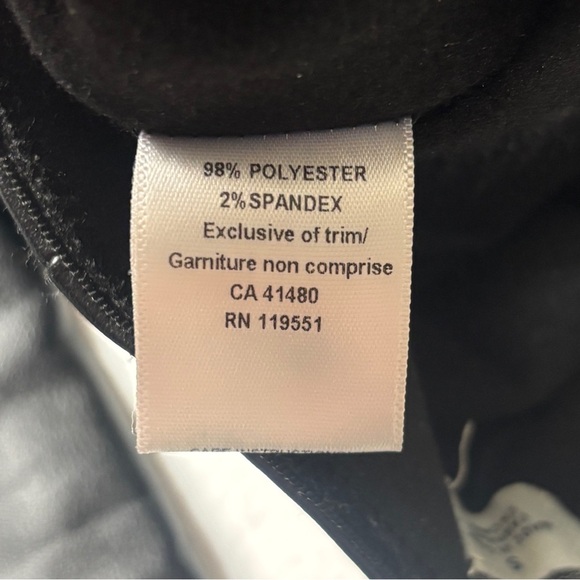 Gentle Fawn Fleece Lined High Waist Black Pleather Pants - Picture 6 of 9